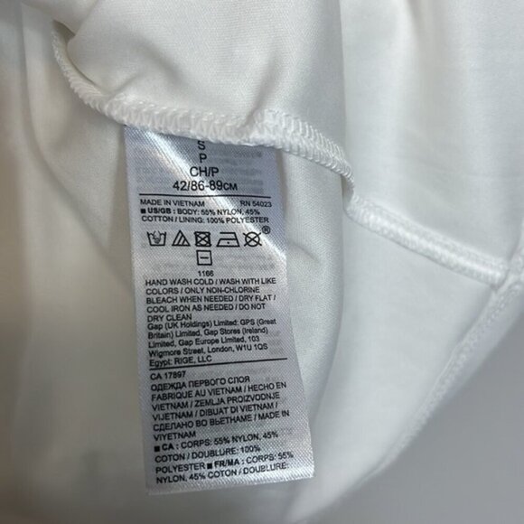 Banana Republic white lace bell sleeve top size small - Picture 4 of 4